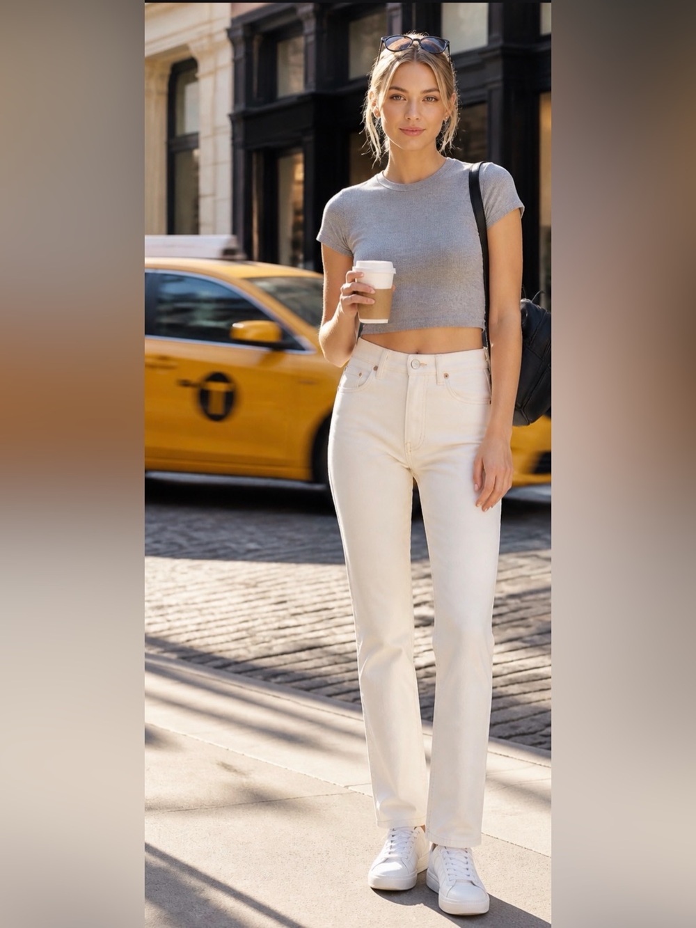 Levi’s Women’s White Straight Leg Jeans W26 L30 Size 2 Medium NWT Water - Picture 2 of 5